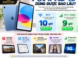 Pin iPad 10 dùng được bao lâu? Cách nhận biết pin chai và thay pin