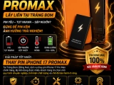 Thay Pin iPhone 17 Pro Max Tại Trảng Bom | Chính Hãng, Lấy Liền