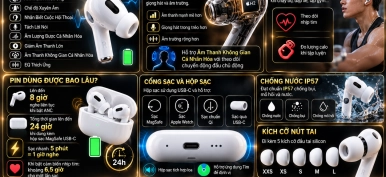 AirPods Pro 3 chính hãng: Giá, tính năng và nơi mua uy tín