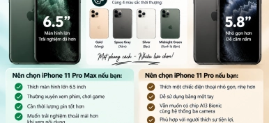 So sánh iPhone 11 Pro Max và 11 Pro: Khác gì, nên mua máy nào?