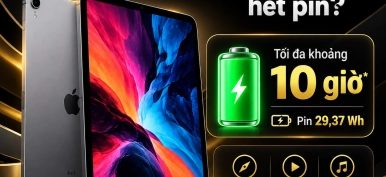 iPad Pro 11 inch Gen 1 dùng bao lâu hết pin? Mua cũ tại Nghĩa Store