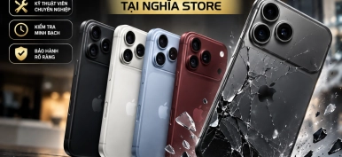 iPhone 18 Pro Max rơi vỡ: Thay linh kiện chính hãng tại Nghĩa Store