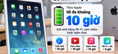 Pin iPad mini 1 dùng được bao lâu? Cách kiểm tra pin chai hiệu quả