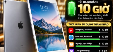 iPad Pro 10.5 dùng bao lâu cạn pin? Thời lượng pin thực tế
