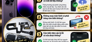 Thay Sửa Cảm Biến iPhone 14 Pro Max Uy Tín Tại Biên Hòa