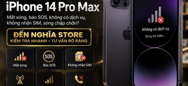 Thay Sửa Sóng iPhone 14 Pro Max Uy Tín Tại Nghĩa Store