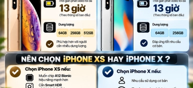So sánh iPhone XS và iPhone X: Khác nhau gì, nên chọn máy nào?