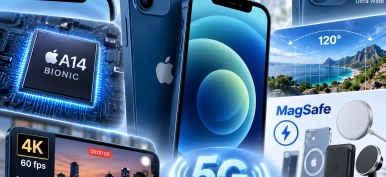 iPhone 12 có gì nổi bật? Màn hình OLED, chip A14 Bionic và hỗ trợ 5G