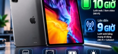 iPad Pro 11 inch Gen 2 dùng bao lâu mới hết pin?