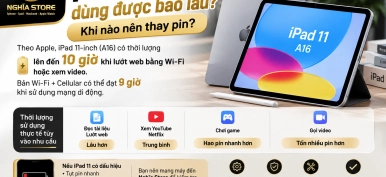 Pin iPad 11 dùng được bao lâu? Cách kiểm tra pin chai chuẩn