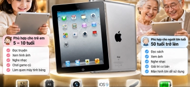iPad 2 phù hợp với độ tuổi nào? Có nên mua iPad 2 cũ?