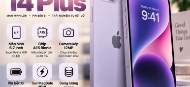 iPhone 14 Plus : Màn hình lớn, pin tốt và có nên mua?