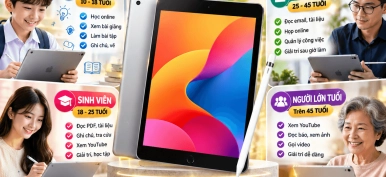 iPad 8 phù hợp với độ tuổi nào? Học sinh, sinh viên hay người lớn?