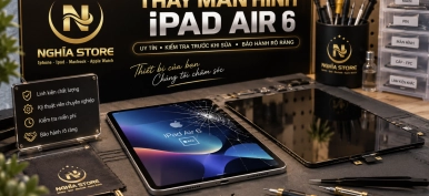 Thay Màn Hình iPad Air 6 Ở Đâu Uy Tín? Nghĩa Store Biên Hòa