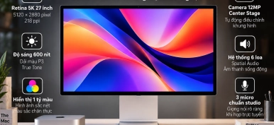 Studio Display 2026: Màn hình 5K cho Mac có gì đáng chú ý?