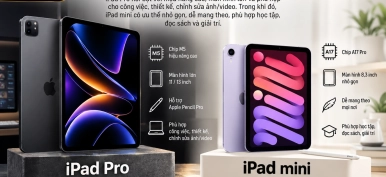 iPad Pro và iPad mini: Nên mua dòng nào tại Nghĩa Store?
