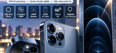 iPhone 12 Pro có gì nổi bật? Thiết kế thép, chip A14 và camera LiDAR