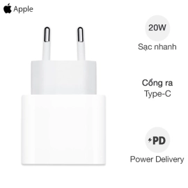 Củ Sạc Apple 20W USB-C Chính Hãng | Giá Tốt Tại Biên Hòa